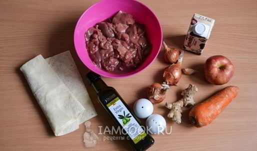 печеночный паштет в лаваше