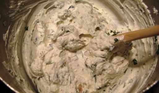 творожный паштет с жареными перцами