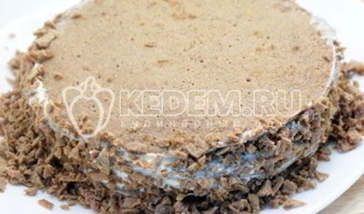 блинный торт с печенью