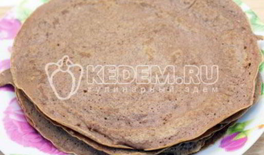 блинный торт с печенью