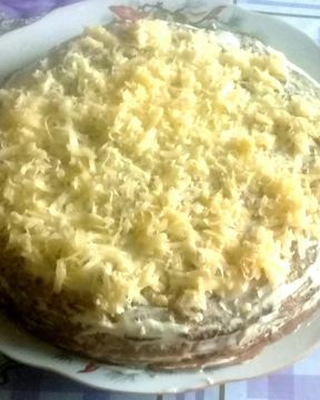 Печеночный тортик