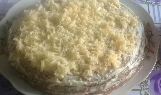 печеночный тортик