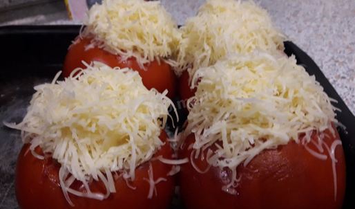 помидоры фаршированные курицей сыром грибами в духовке