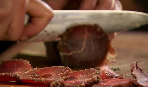 пряное карпаччо из говядины