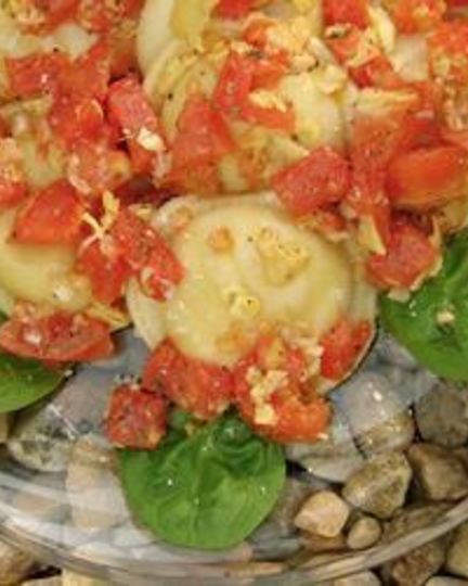 Рецепт равиолей с помидорами и маринованными артишоками