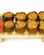 Горячие роллы с крабовыми палочками