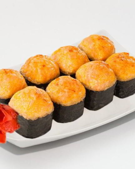 Рецепт горячих роллов с лососем и сыром