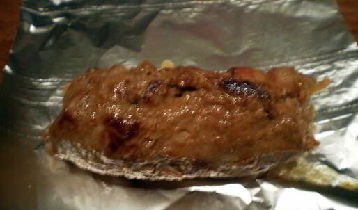 мясные роллы в винно-грибном соусе