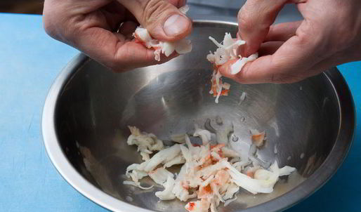 ролл краб сэндвич