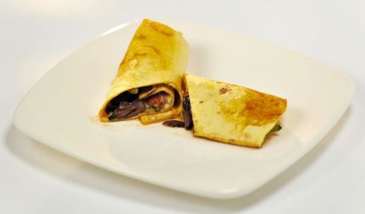 ролл с куриными сердечками