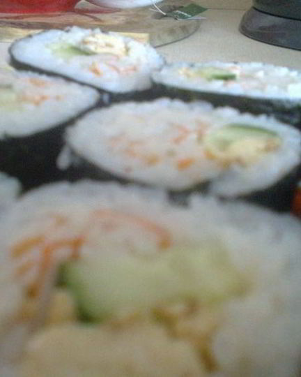 Рецепт роллов и гунканы