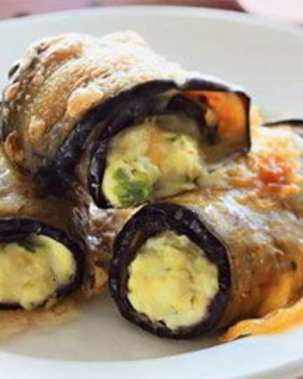 Рецепт роллов из баклажанов