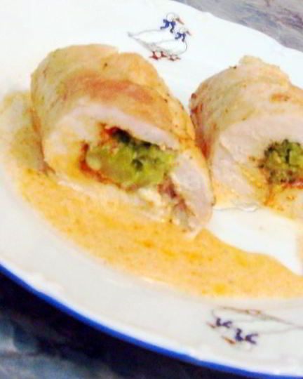 Рецепт роллов из курицы с брокколи и плавленым сыром