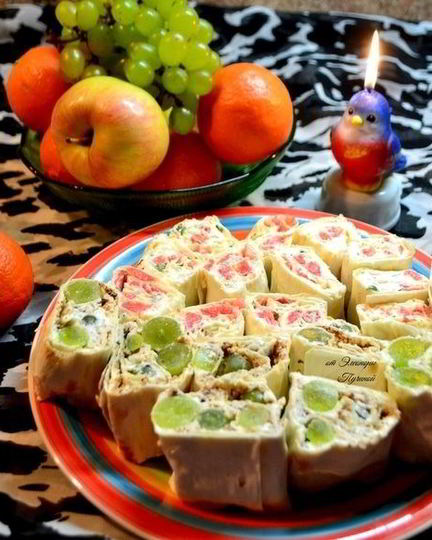 Рецепт роллов из лаваша