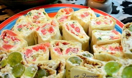 роллы из лаваша