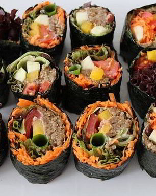 Роллы из моркови