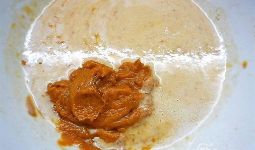 роллы из тыквы со шпинатом, копченостями и фисташковым майонезом