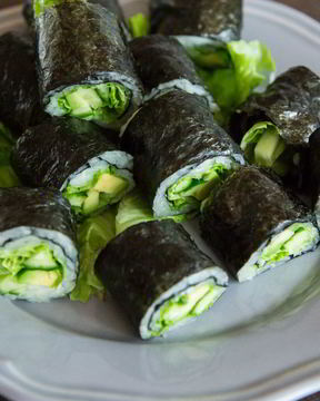 Роллы с кольраби