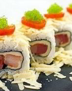 Роллы с семгой и креветками по-домашнему