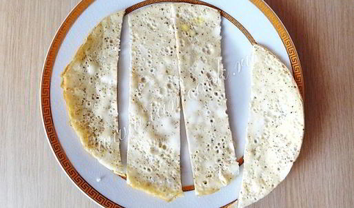 роллы с яичным блинчиком