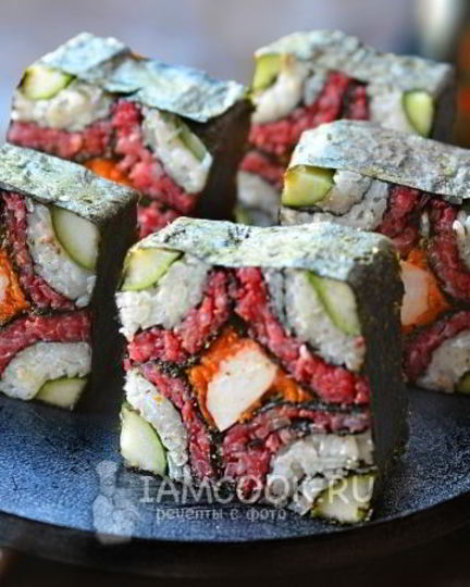 Рецепт роллов сложная мозаика