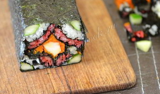 роллы сложная мозаика