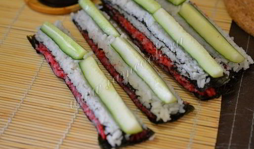 роллы сложная мозаика