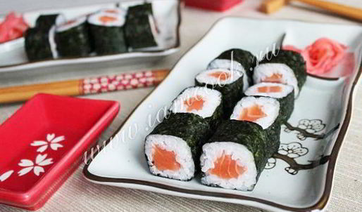 роллы сяке маки