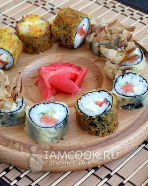 Роллы темпура