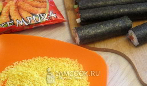 роллы темпура