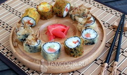 роллы темпура