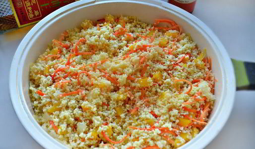 спринг-роллы с кускусом и овощами