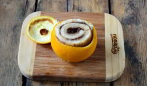 цинамоновые роллы в апельсиновой корке