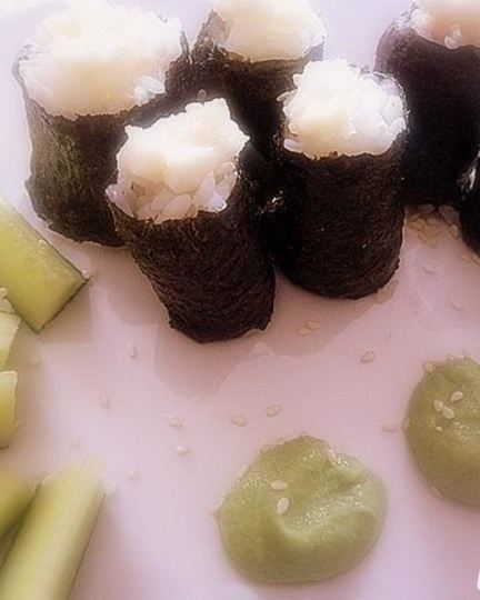 Рецепт запеченных роллов с красной рыбой