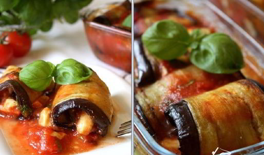 баклажановые рулетики по-средиземноморски