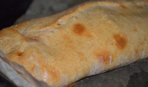 грибной рулет из картофельного теста