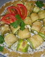 Кабачковые рулетики