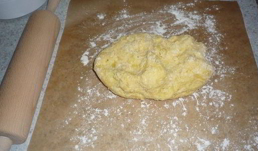 картофельный рулет с мясом