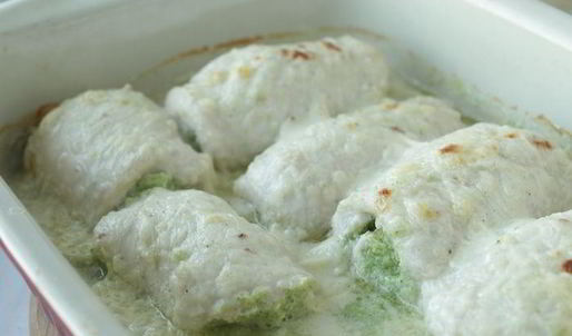 куриный рулет с брокколи и рикоттой