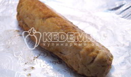 куриный рулет с сыром и укропом
