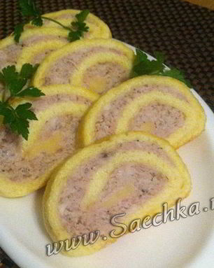Куриный рулет с сыром