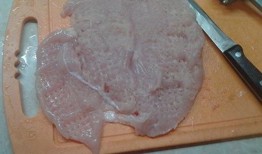 куриные рулетики с начинкой из перца и сыра