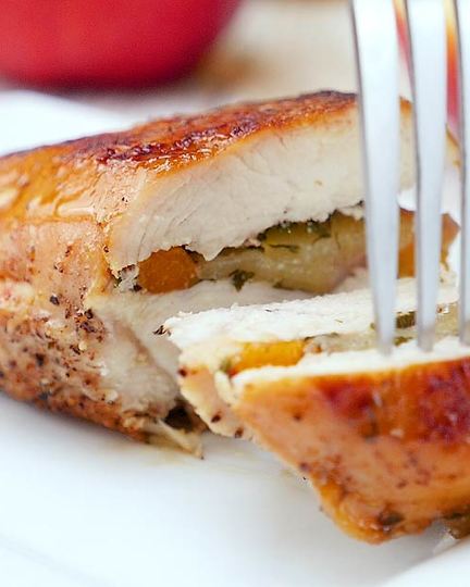 Рецепт куриных рулетиков с тыквой