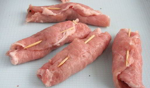 мясные рулетики по-деревенски