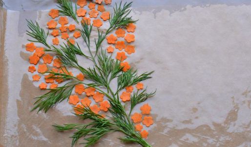 нежнейший закусочный рулет цветы весны