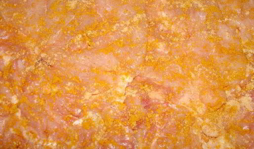 рулет из курицы с грибами, перцем и сыром