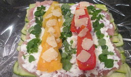 рулет из курицы в цукини