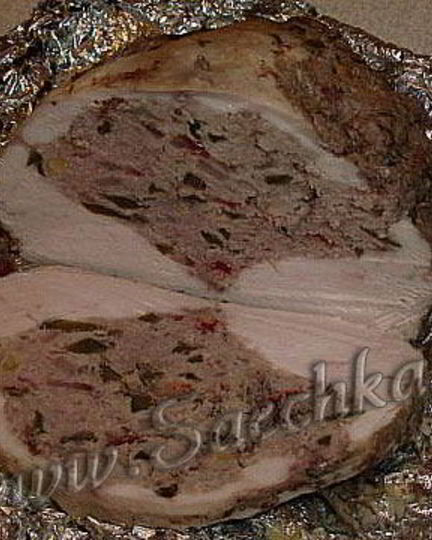 Рецепт рулета из курицы