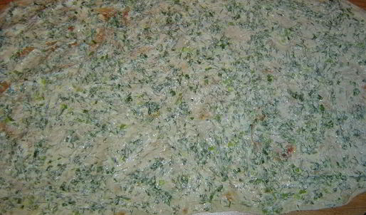 рулет из лаваша с горбушей