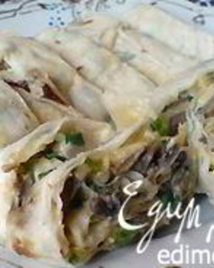 Рецепт рулета из лаваша с грибами